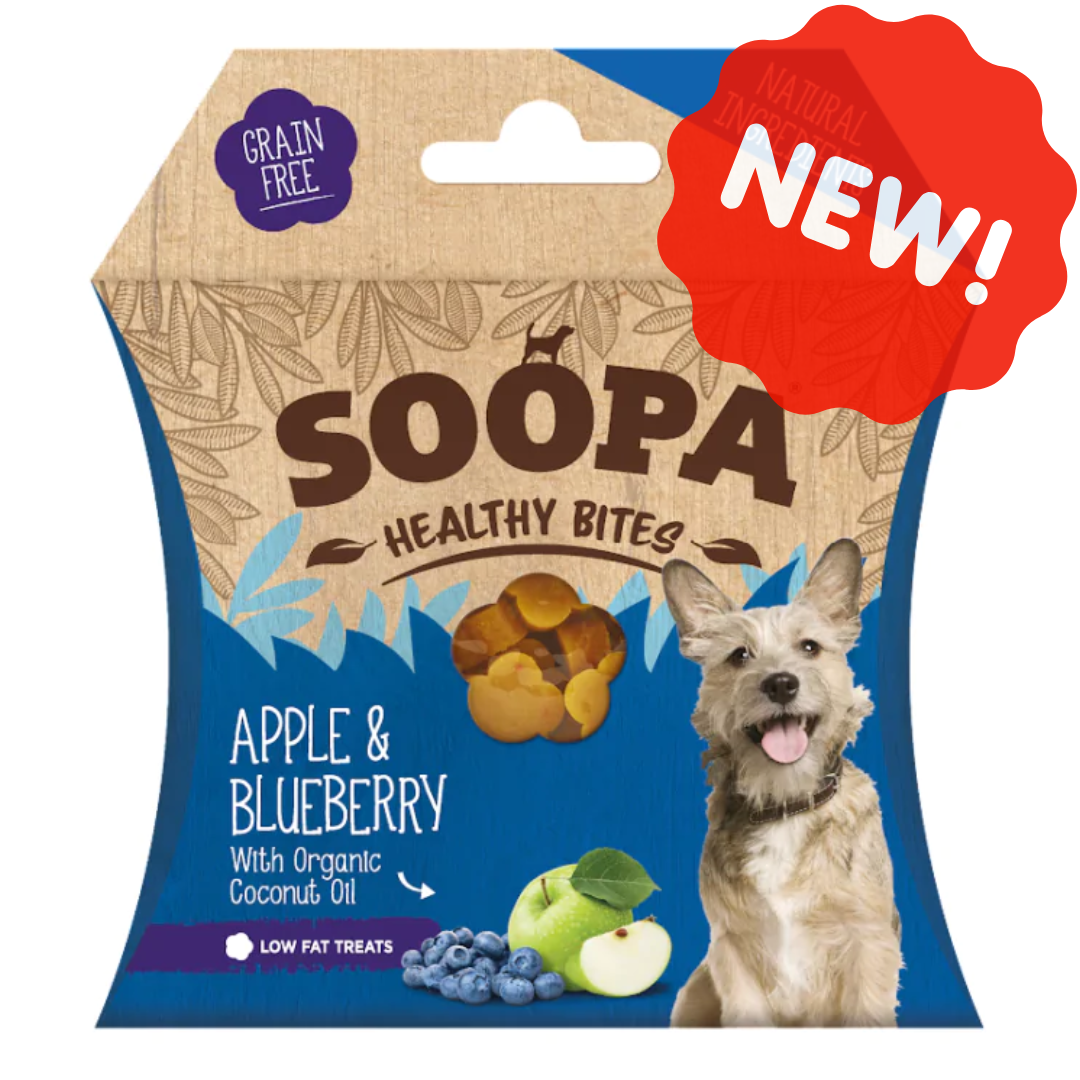 soopa Pets apple and Blackberry healthy bites