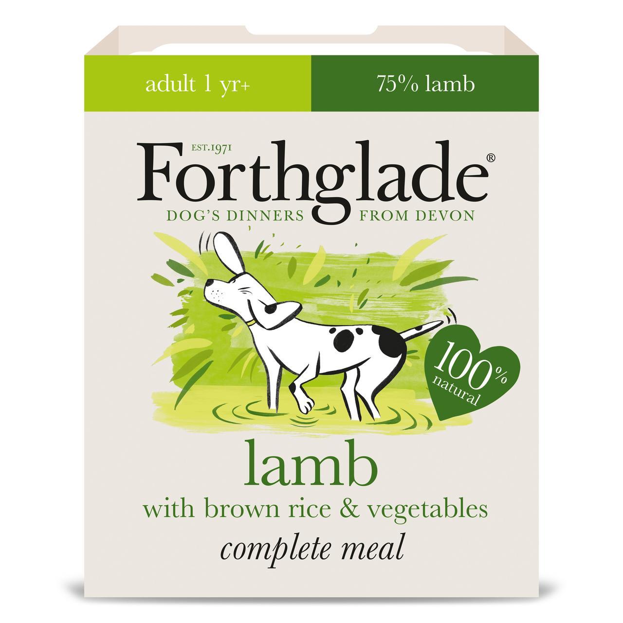 Forthglade Adult Lamb with Brown Rice & Vegetables 395g