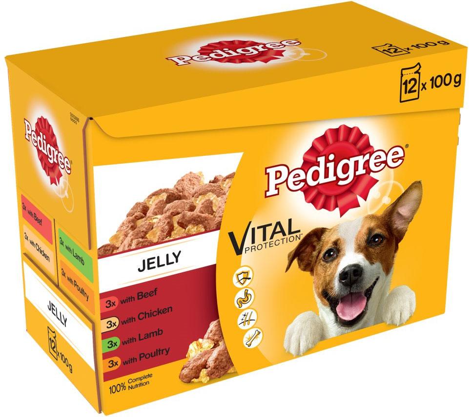 Pedigree Pouch Favourites Jelly 12 x 100g