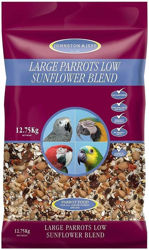 Johnston & Jeff Low Sunflower Large Parrot 12.75kg