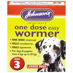 Johnson Easy dose Wormer Large dogs