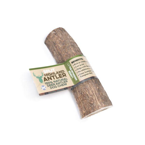 split red deer antler -large