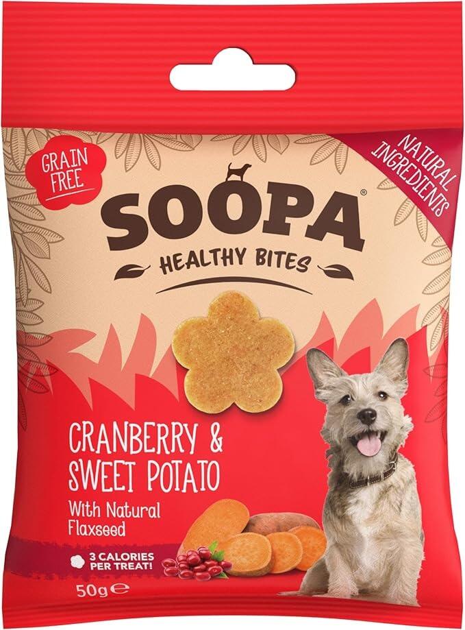 Soopa Pets Healthy Bites Cranberry and Sweet Potato 100g