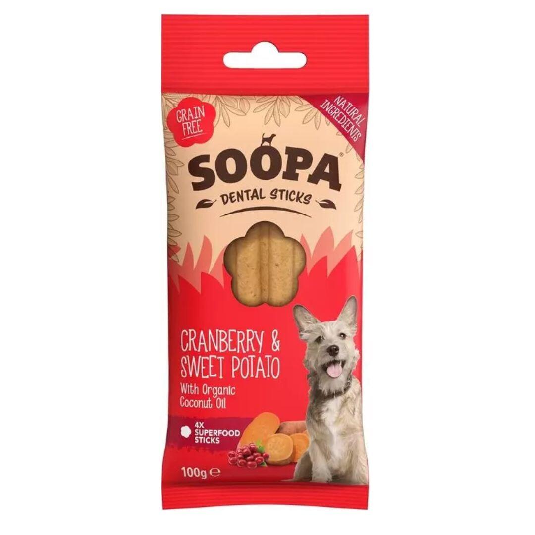 Soopa Cranberry and Sweet Potatot Dental Stick