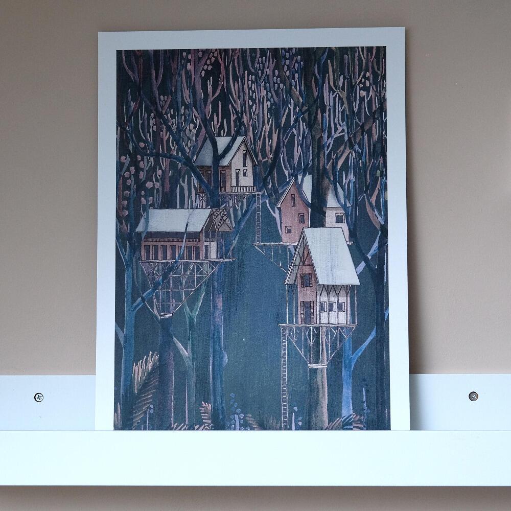 January A3 Print by Studio Fleck at Albert & Moo