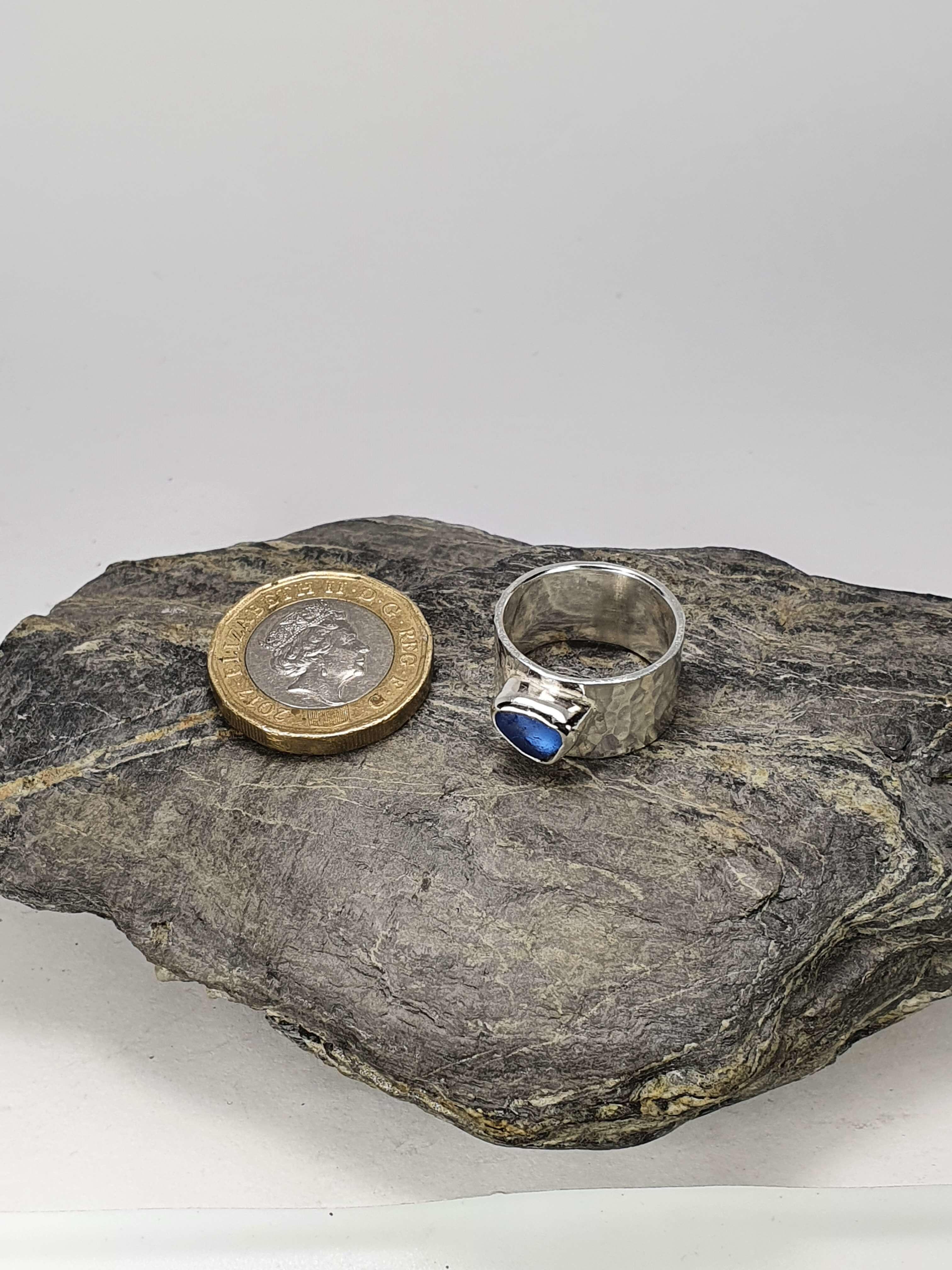 sea glass ring