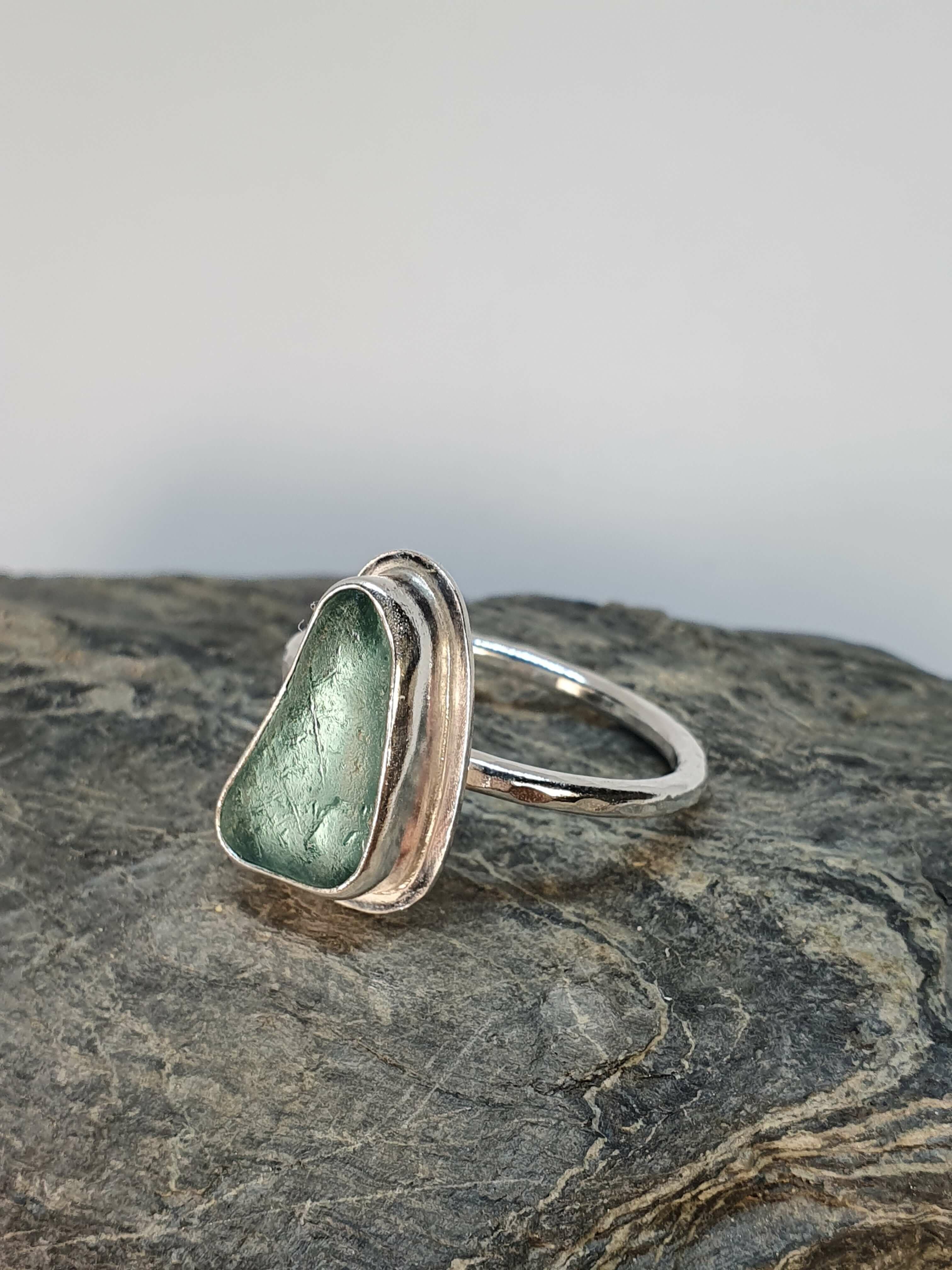sea glass ring