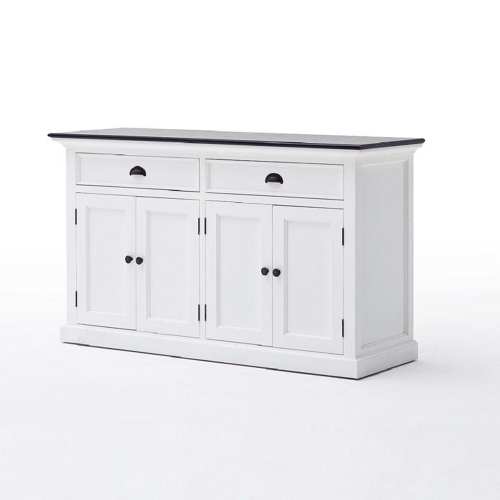 Rustic White Contrast Large Sideboard