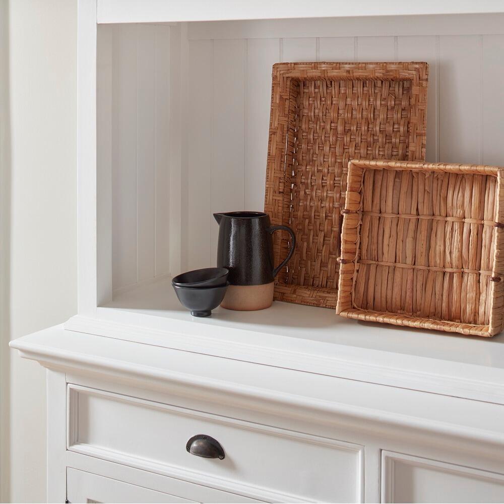 Rustic White Dresser With 2 Adjustable Shelves   Rustic White Dresser Unit 3 