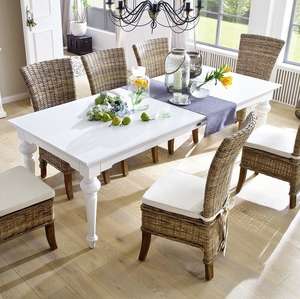 Country White Extra Large Dining Table