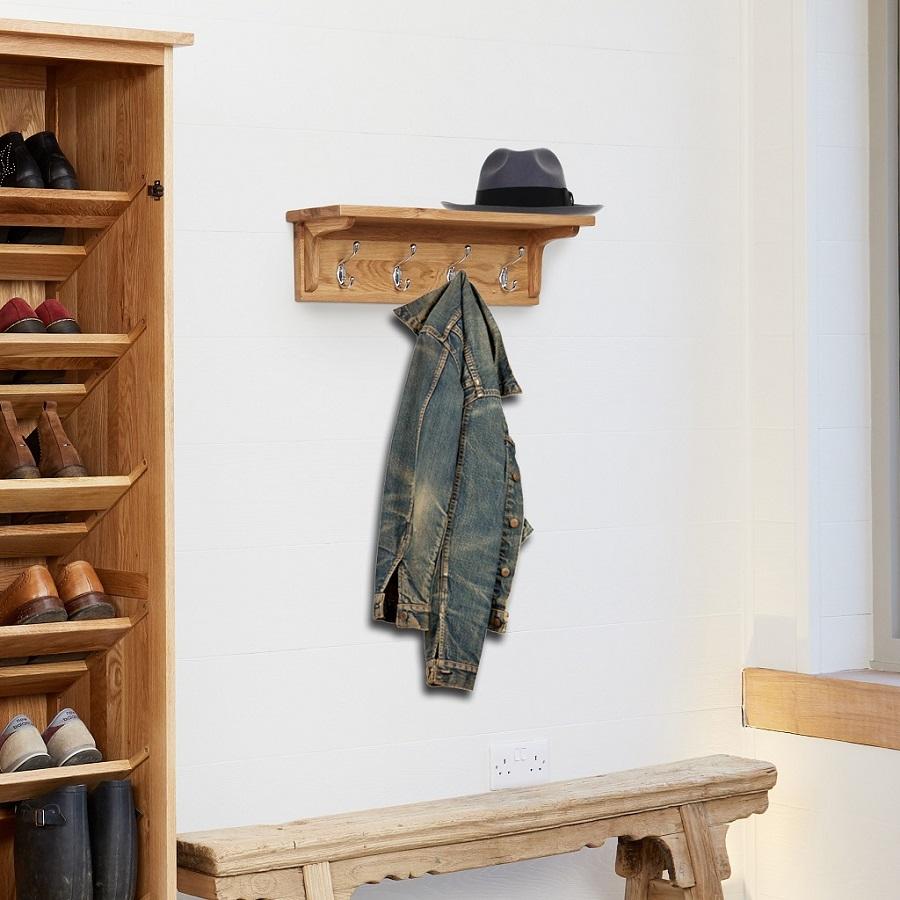 Wall-mounted coat rack - XX_WL8 - RAUMGESTALT - contemporary / oak