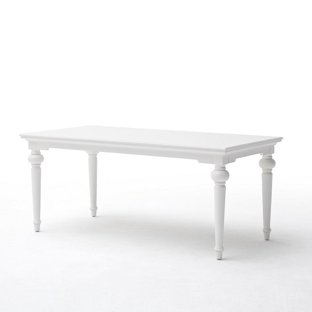 Country White Large Dining Table