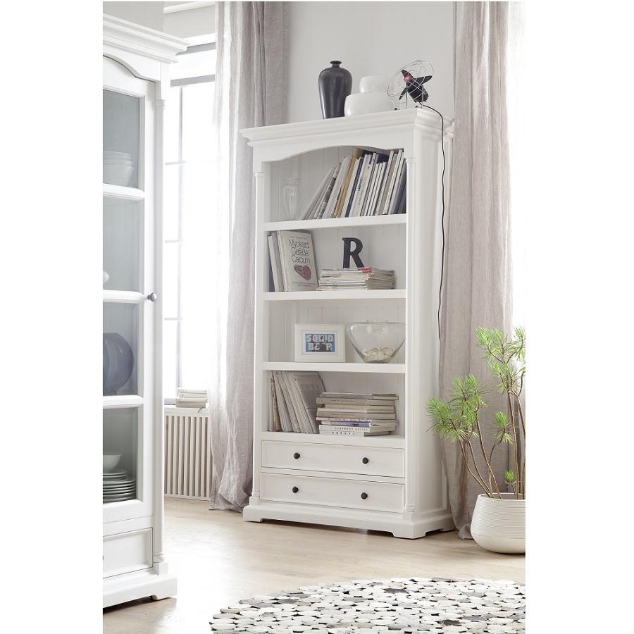 Country White Bookcase