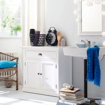 Rustic White Small Sideboard
