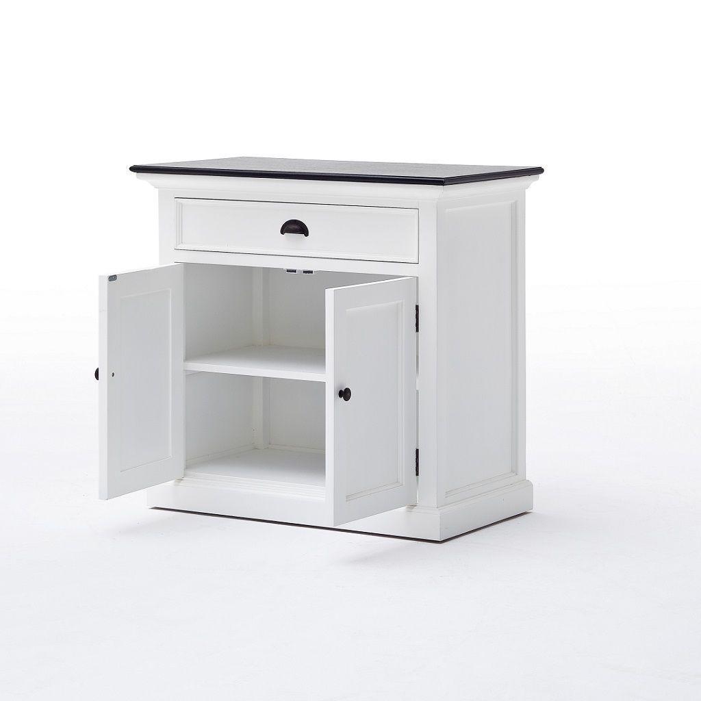 Rustic White Contrast Small Sideboard
