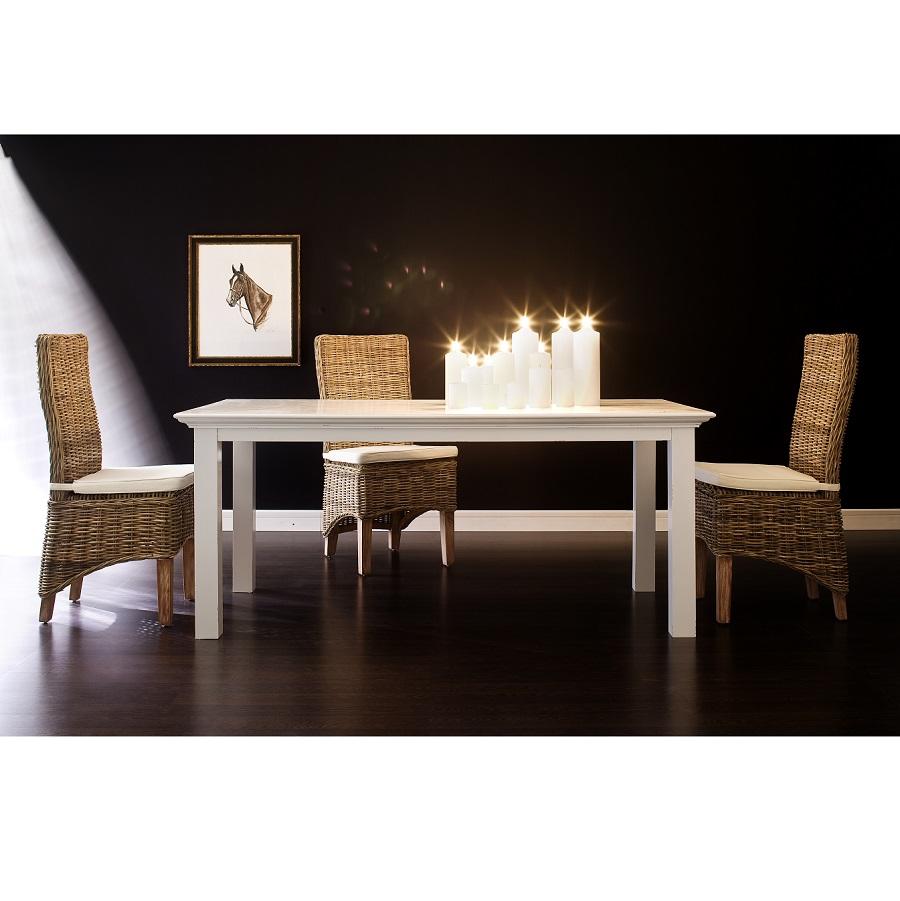 Rustic White Extra Large Dining Table