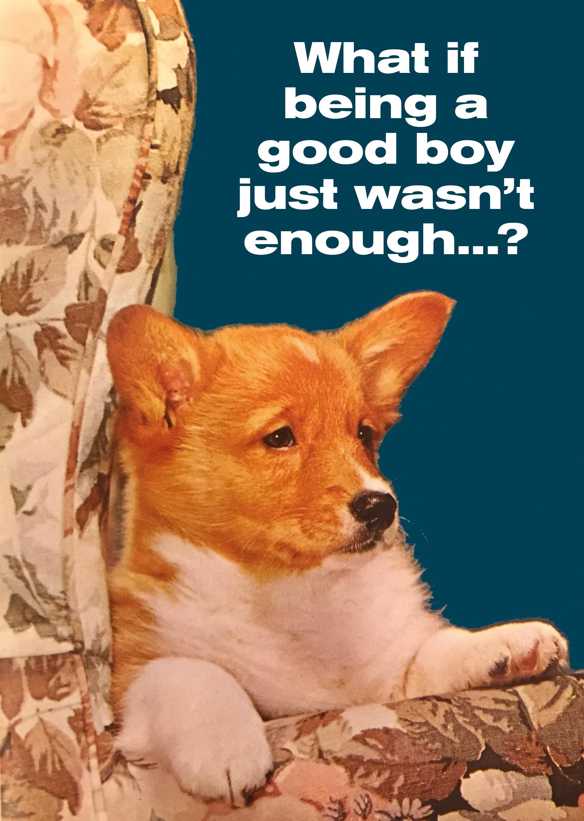 What if being a good boy just wasn't enough..?