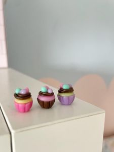 miniature easter egg nest cupcakes
