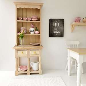wood dresser, kitchen dresser, miniature dresser