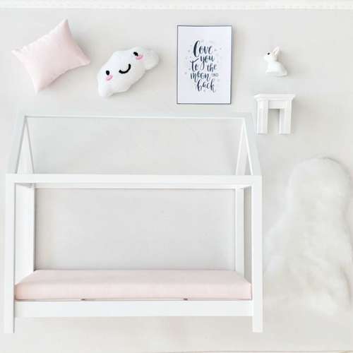 dollhouse house bed, modern dollhouse furniture package