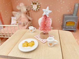mini dollhouse tree, miniature christmas tree, dollhouse christmas