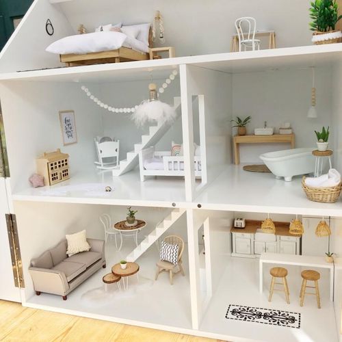 Pretty Little Minis modern dollhouse and decor for