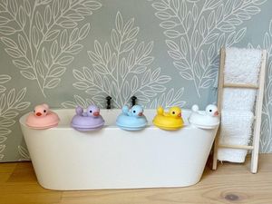 miniature dollhouse bathroom duck float
