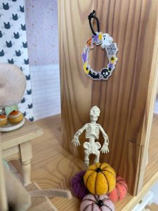Halloween miniature 1/12 scale wreath
