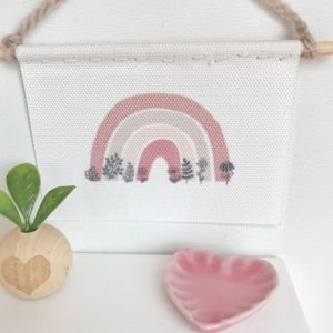 miniature heart plate, dollhouse plate
