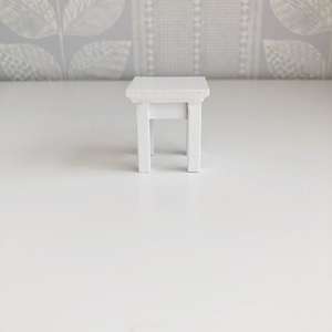 dollhouse bedside table, miniature nightstand