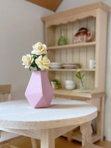 pink dolls house vase