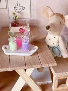 miniature dollhouse drink