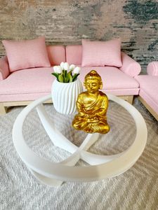 miniature gold buddha ornament