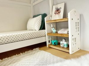 house bookshelf for modern dollhouse