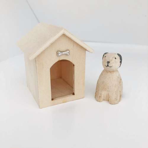 miniature dog kennel, miniature dog house, dollhouse dog kennel, dollhouse dog house, mini dog kennel, mini kennel