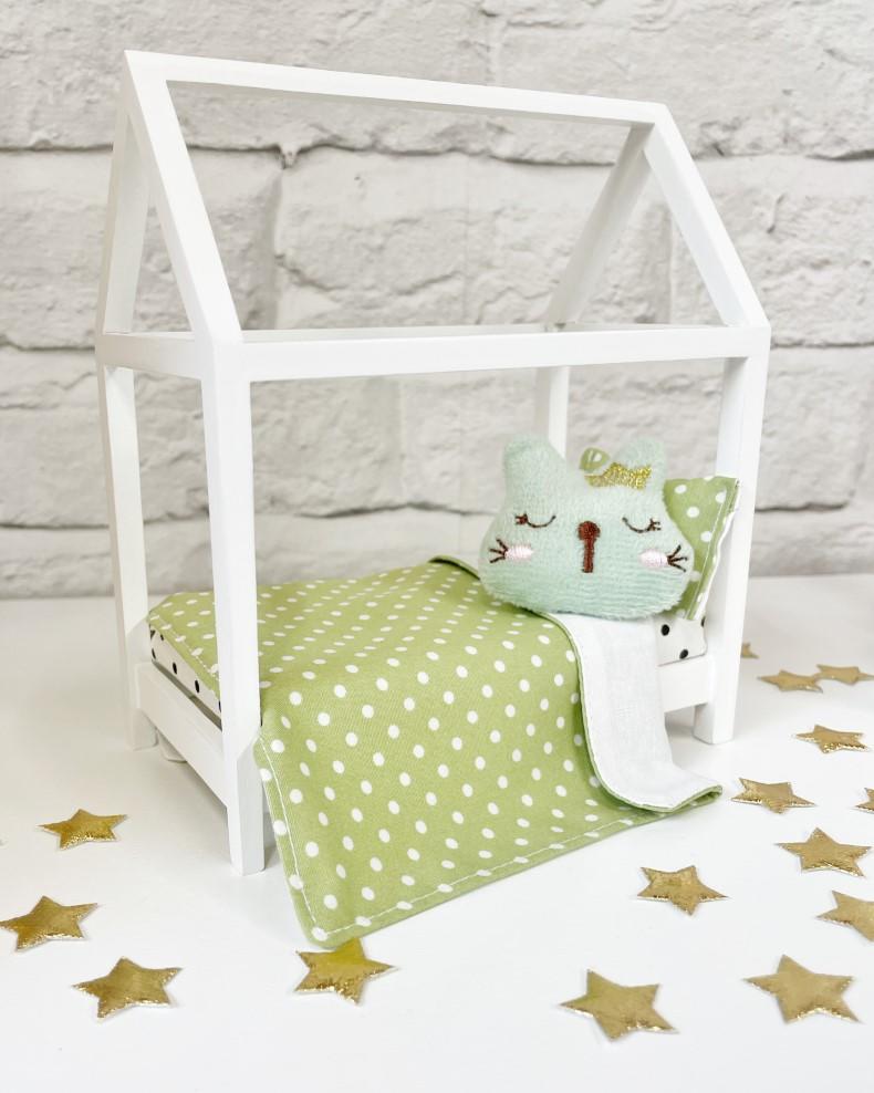 miniature dollhouse bedding, mini dolls house bedding