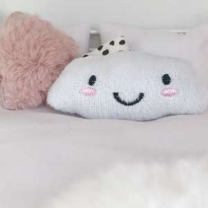 mini cloud cushion, miniature cloud cushion, dollhouse cushion