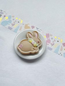 miniature easter bunny cake, dollhouse easter