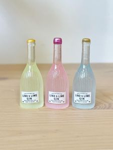 miniature dollhouse bottle of gin