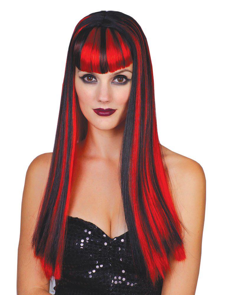 Vamp Vixen Wig Black & Red