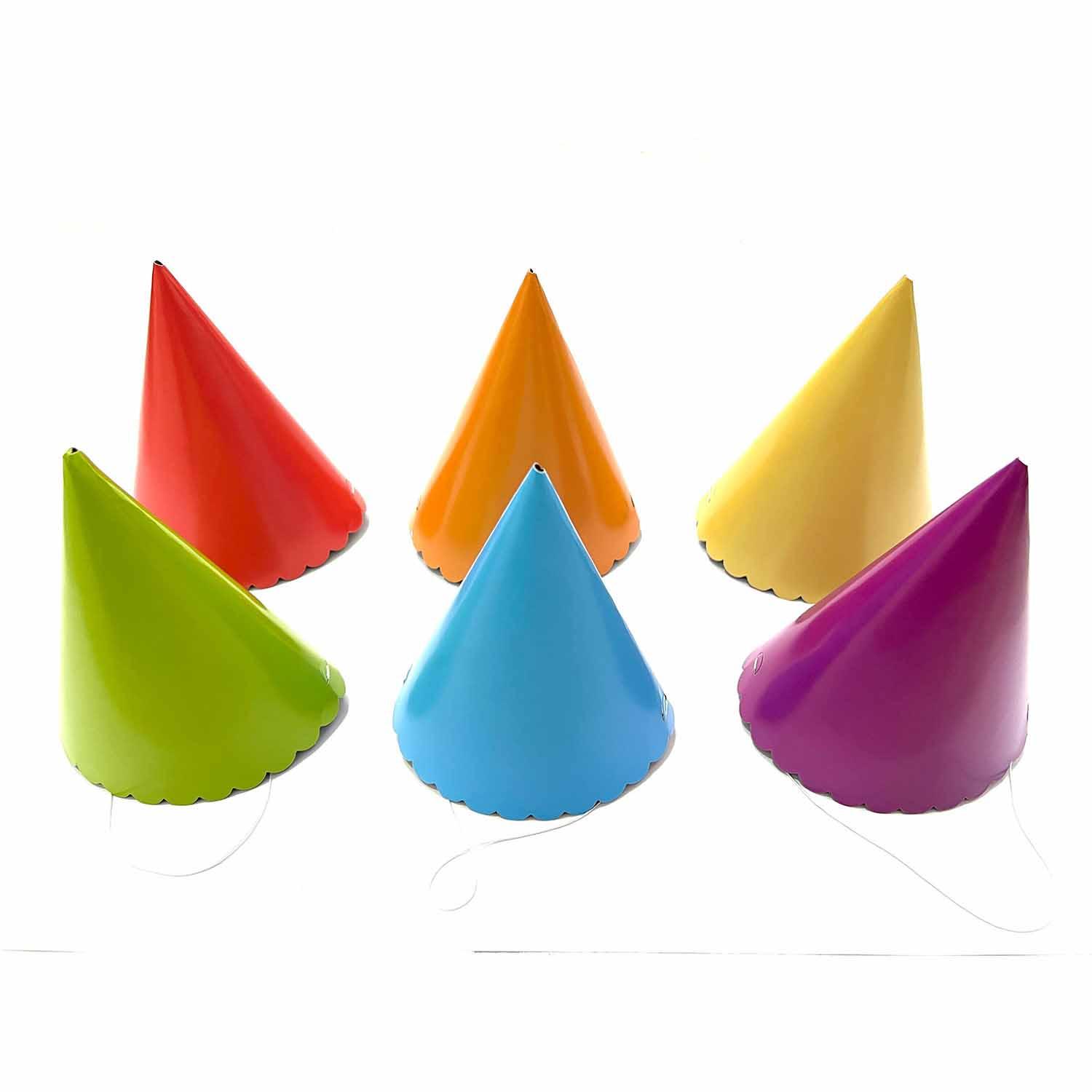 Cone Party Hats Colourful Mix