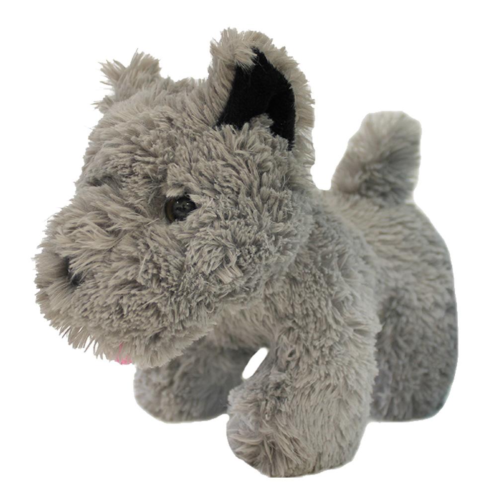 Grey dog on sale soft toy