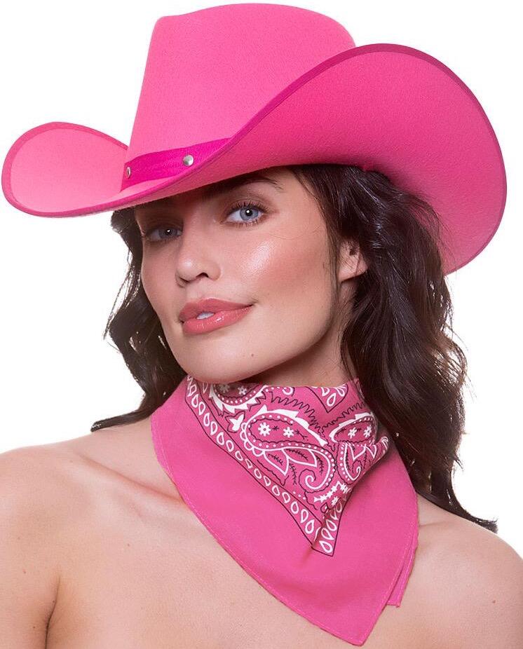 Western Bandana Neckerchief Pink