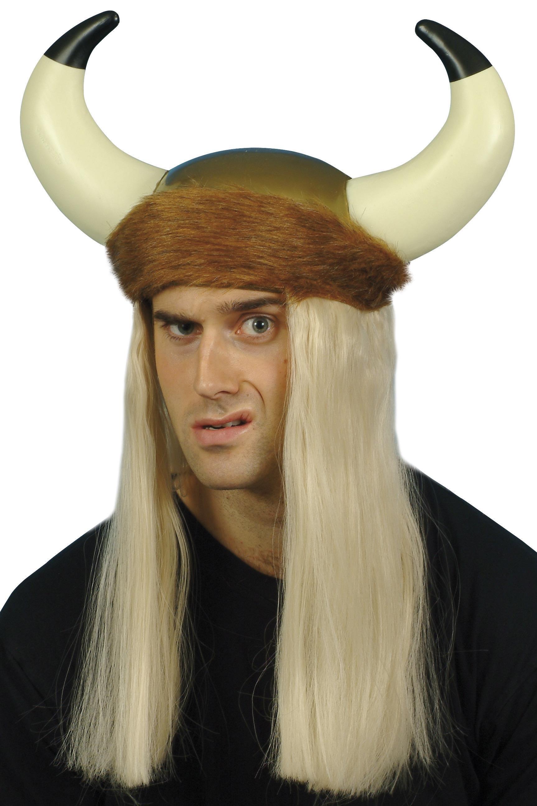Viking Helmet with Hair