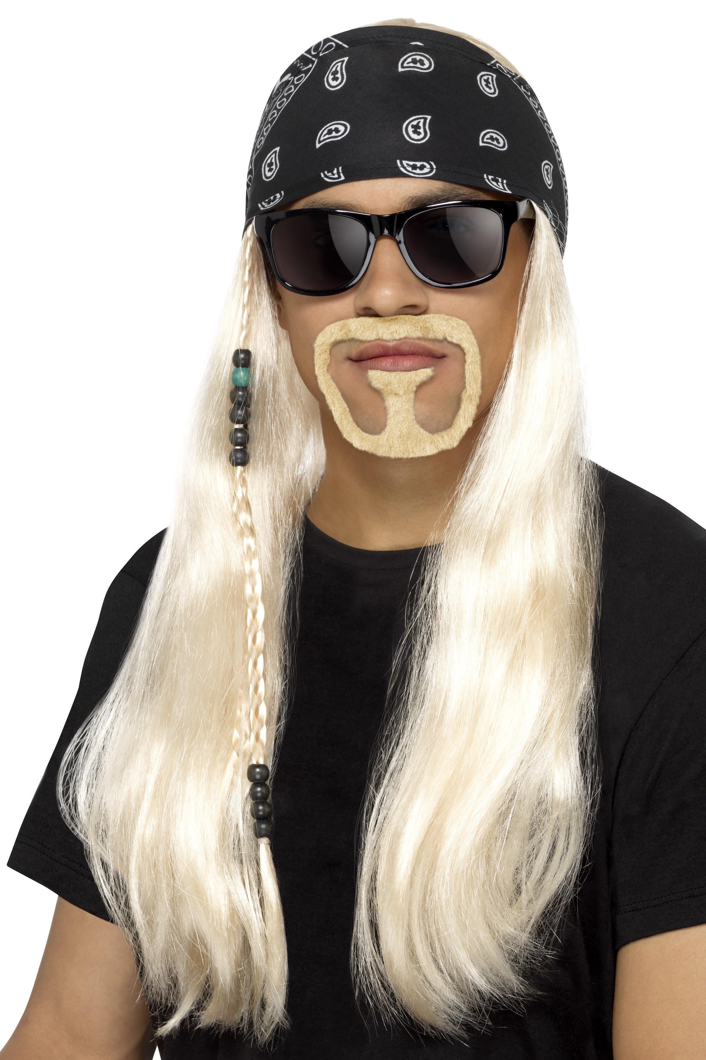 thumbnail image 2 of Morph 80s Accessories For Mens Rockstar Costume 80s Rocker Wig 2 of 13