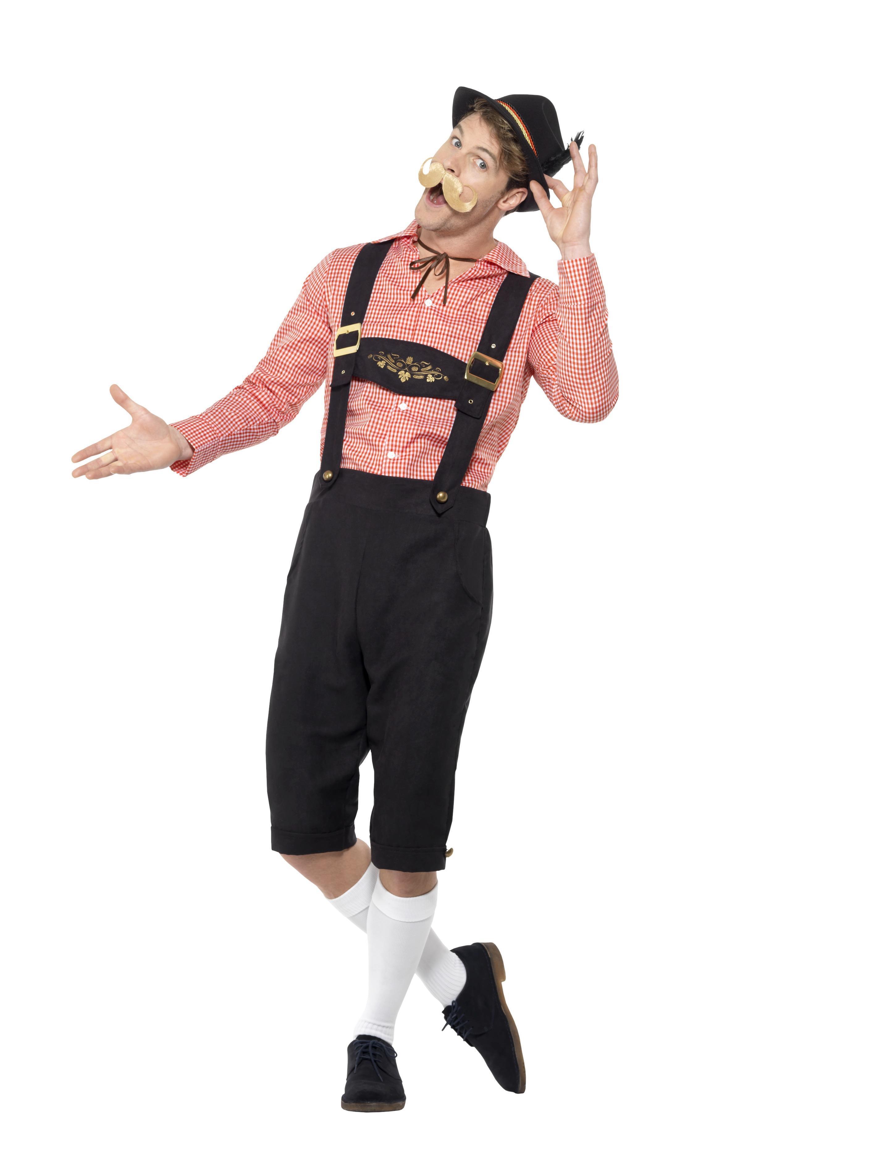Bavarian Beer Guy Costume Red