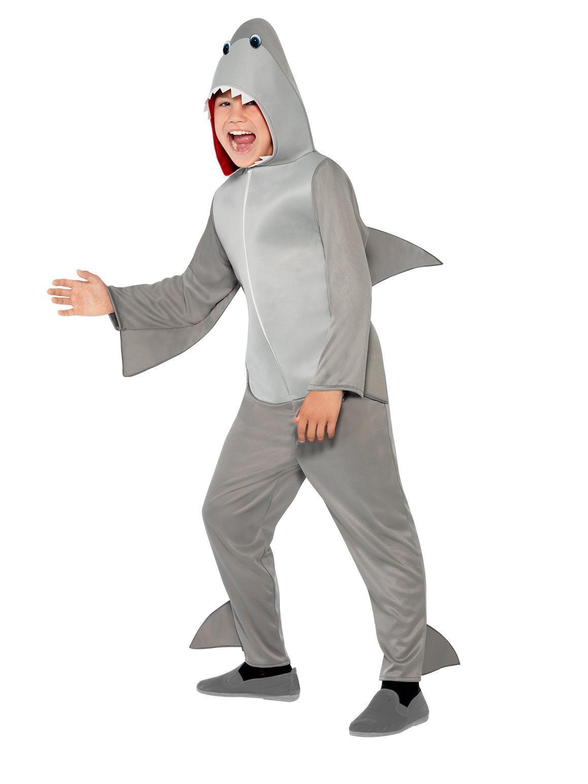 Kids Shark Costume Grey