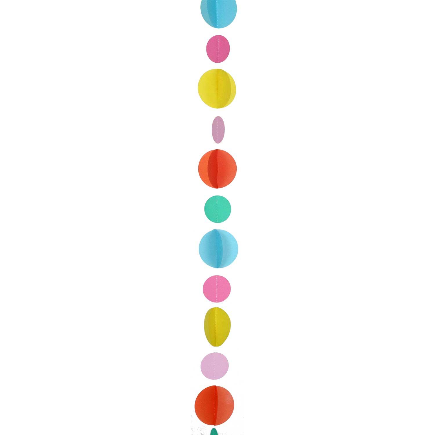 Balloon Tail String Circles Multi-colour