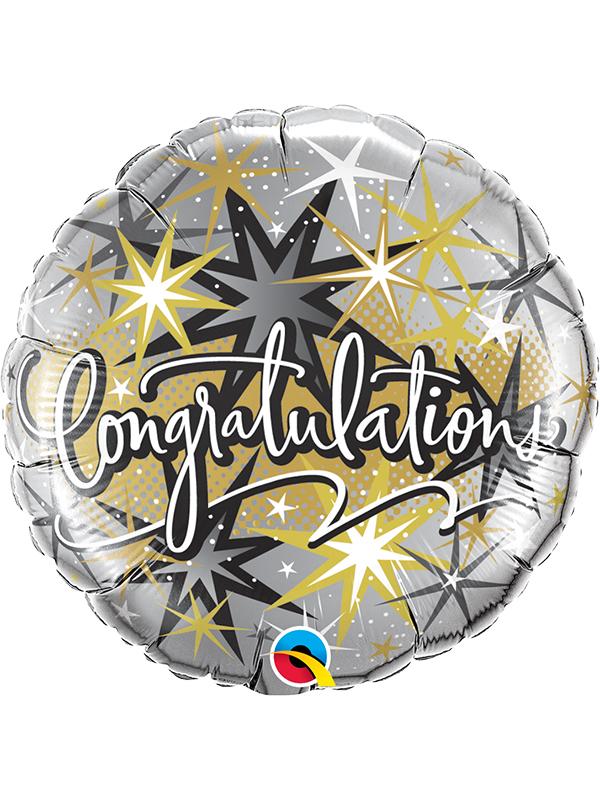 Foil Balloon Congratulations Elegant