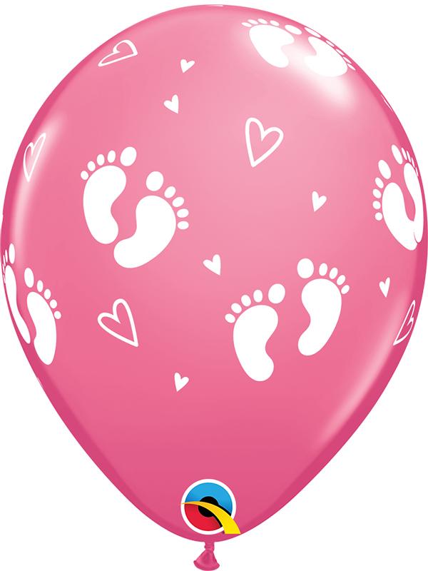Latex Balloons Baby Teeth Rose Pink